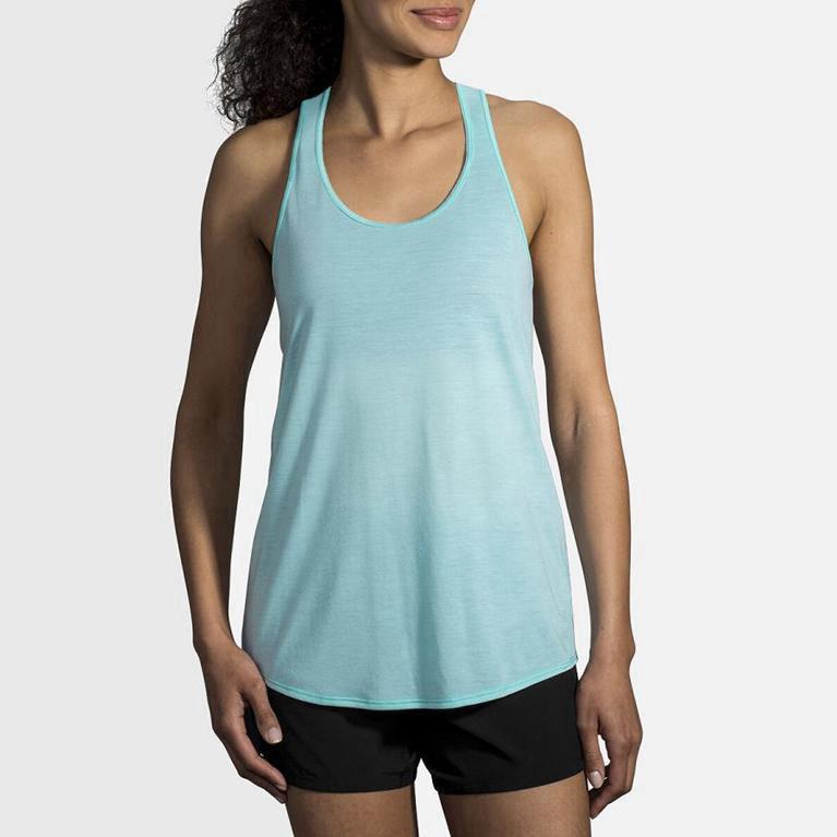 Brooks Distance - Camiseta Sin Mangas Mujer - Azules (JVAW-74561)